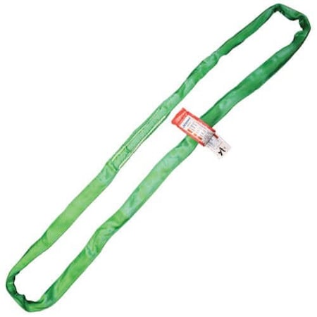 Endless Round Slings, 22 Ft L, Green